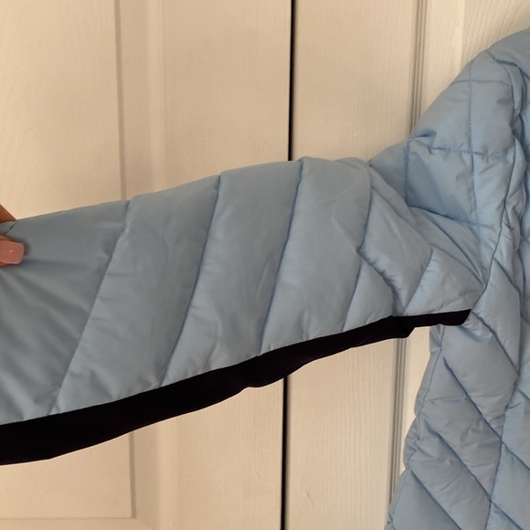 NWT Tommy Hilfiger Puffer Coat Women's Sz M Blue Cerulean - Picture 7 of 11